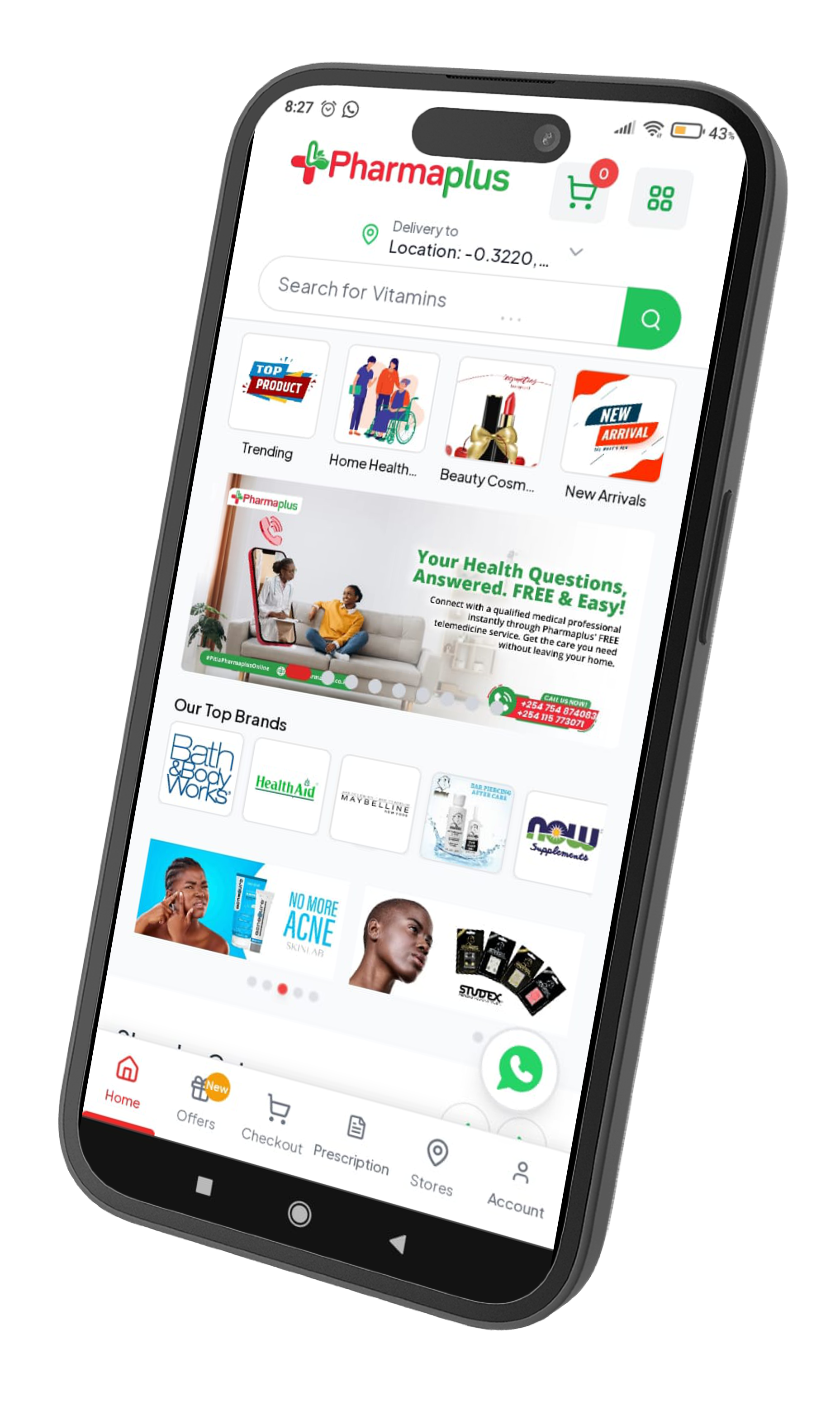 PharmaPlus Mobile View